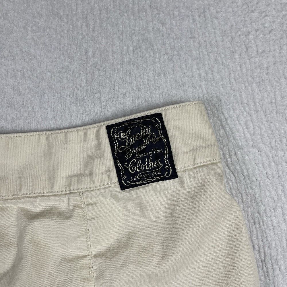 Lucky Brand Skirt Womens 28 Beige Career Church Workwear Everyday Boho - Picture 12 of 16
